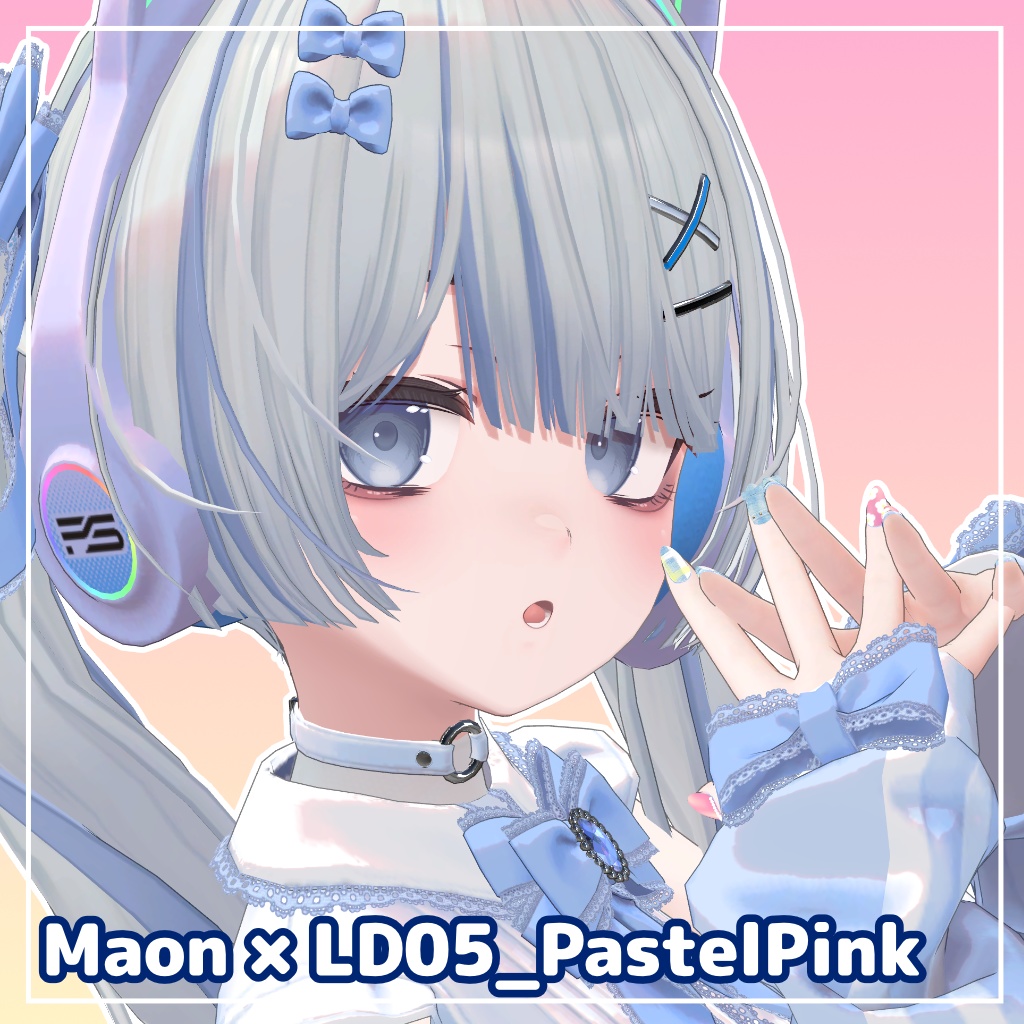 【Bodyset2対応】Pop Denim Nails【10 Colors】