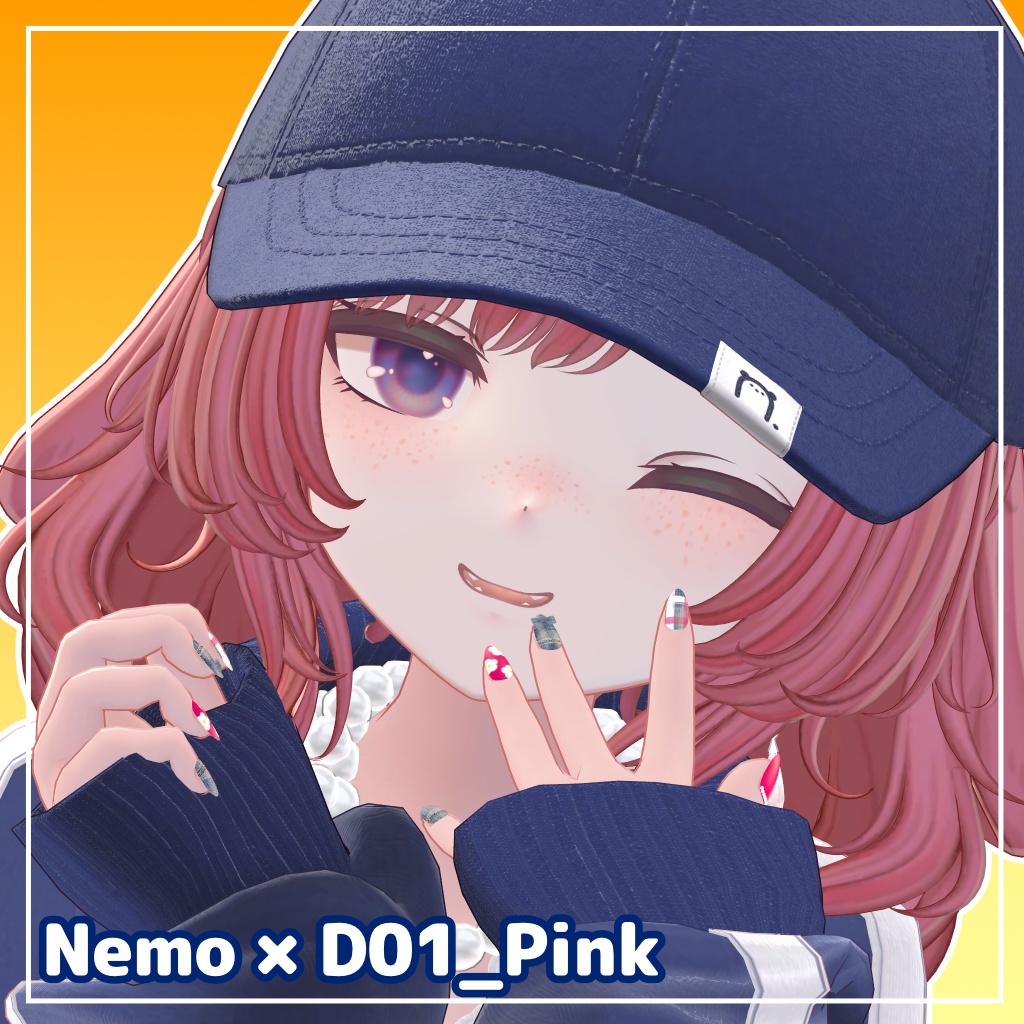 【Bodyset2対応】Pop Denim Nails【10 Colors】