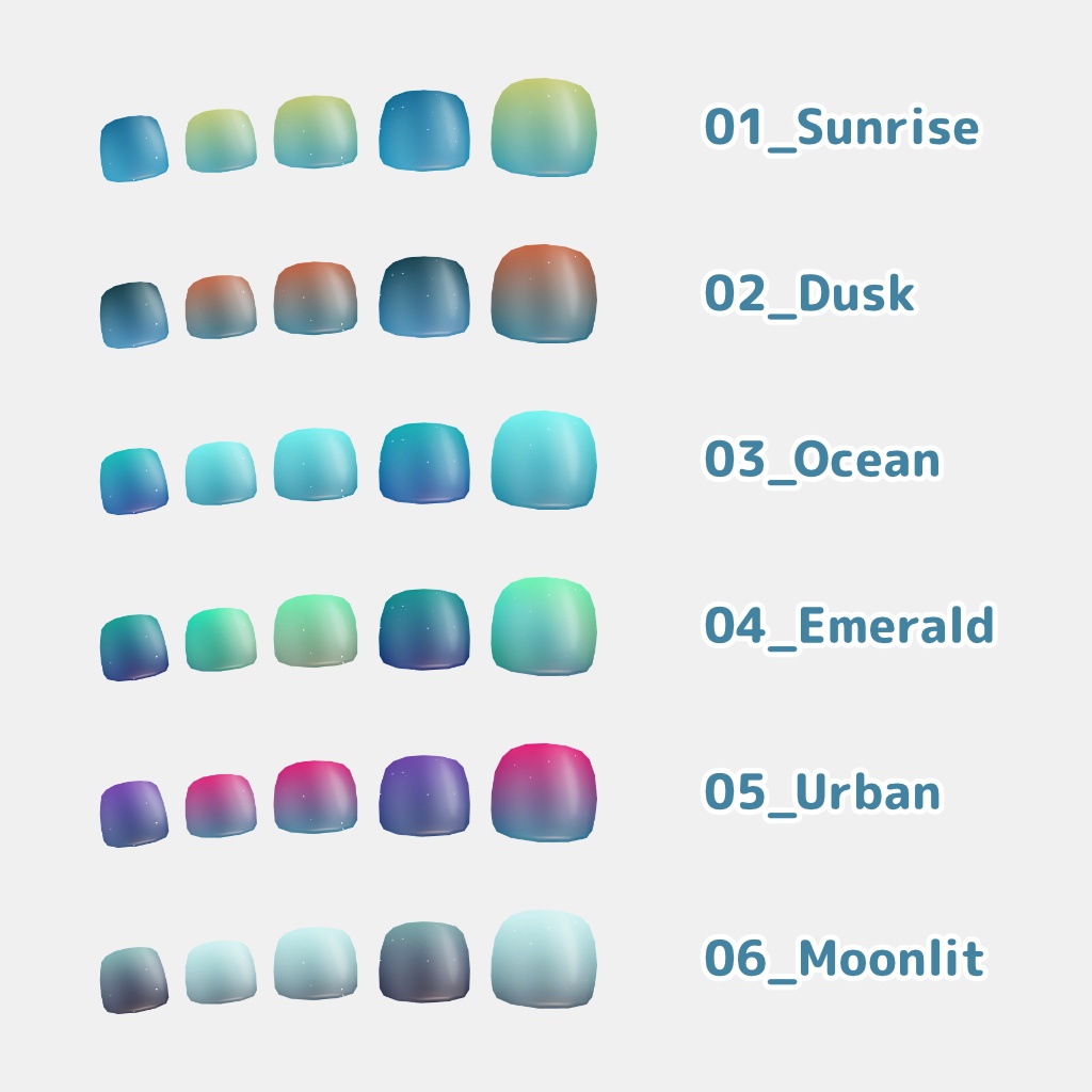 【リリース記念SALE🌟】【Bodyset2対応】Ocean Breeze Nails【フットネイル付き】