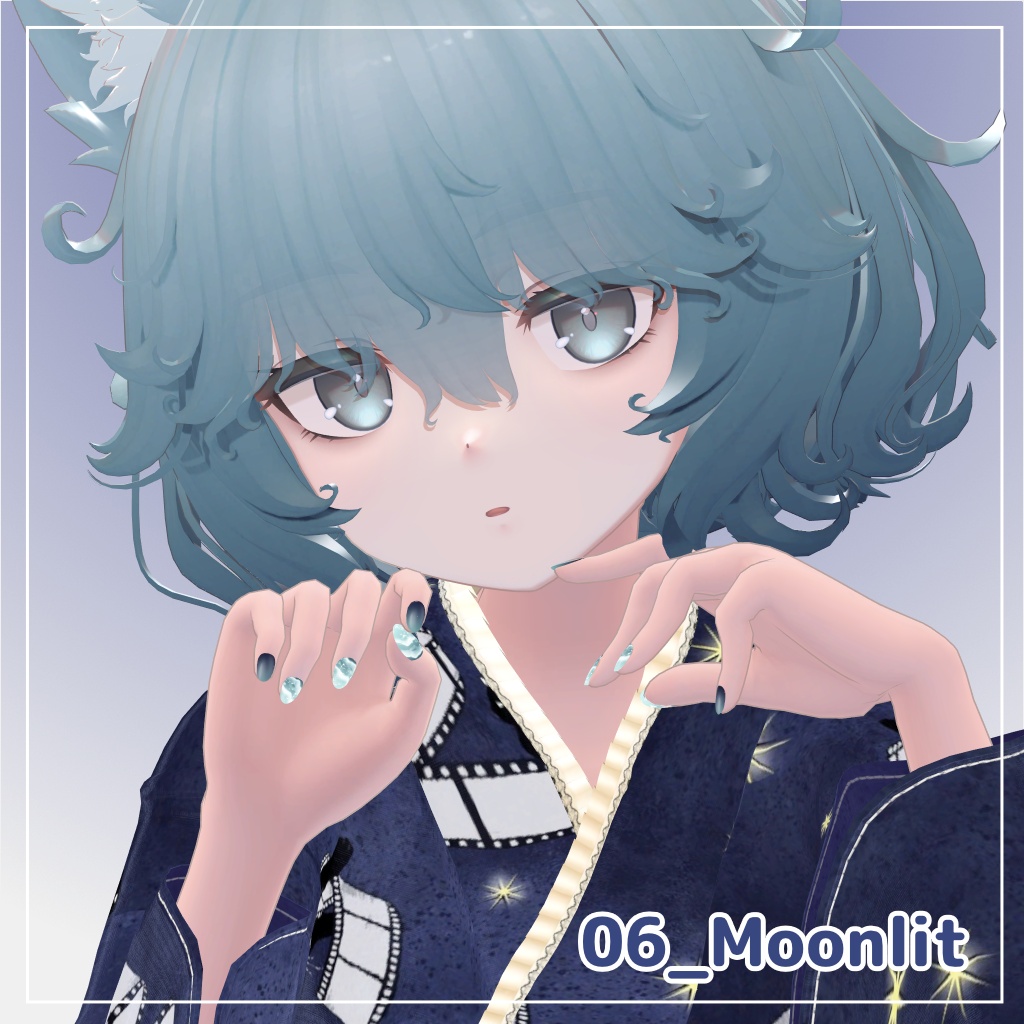 【リリース記念SALE🌟】【Bodyset2対応】Ocean Breeze Nails【フットネイル付き】