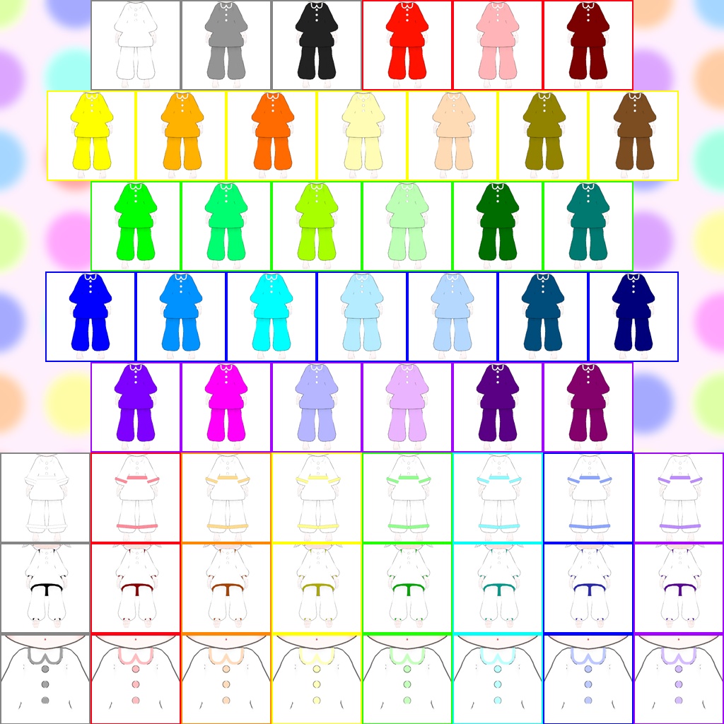 オリジナル3Dモデル「あああ」VRChat&Cluster対応アバター