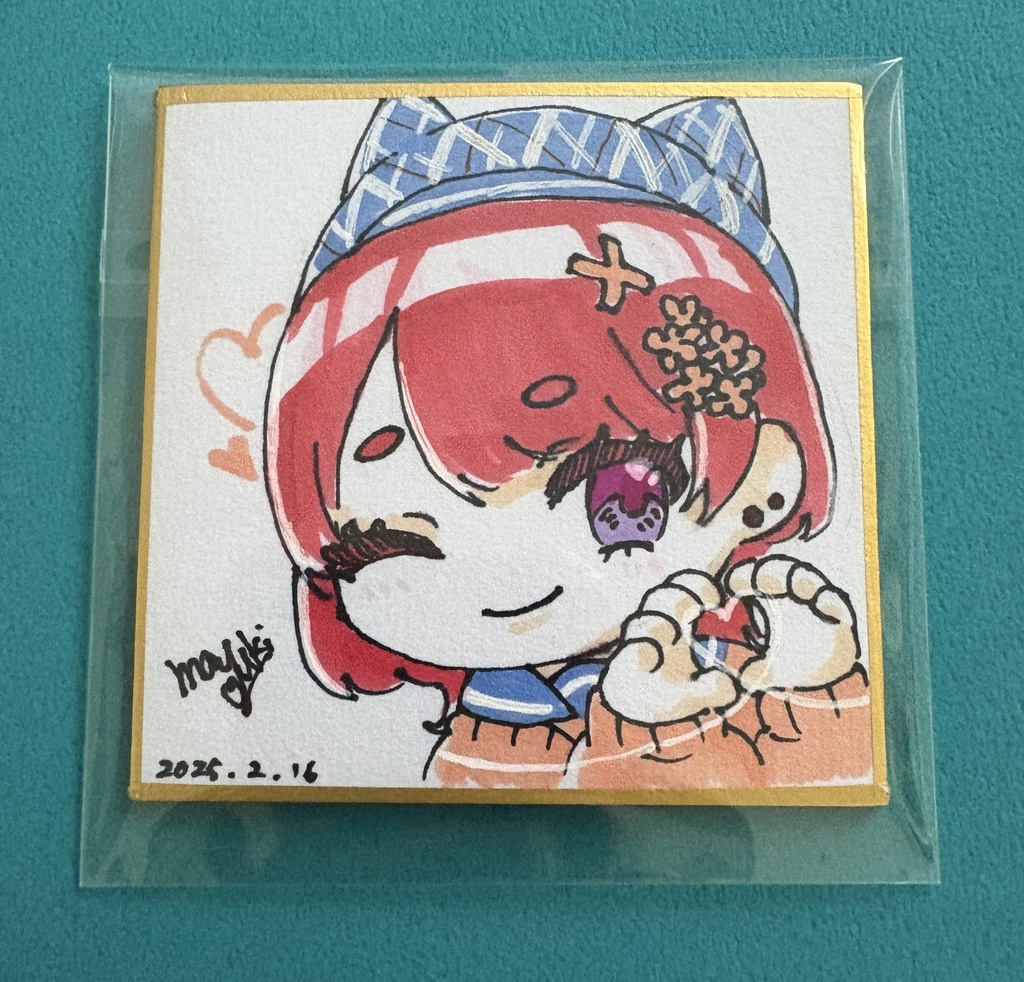 ミニ色紙(豆サイズ)2