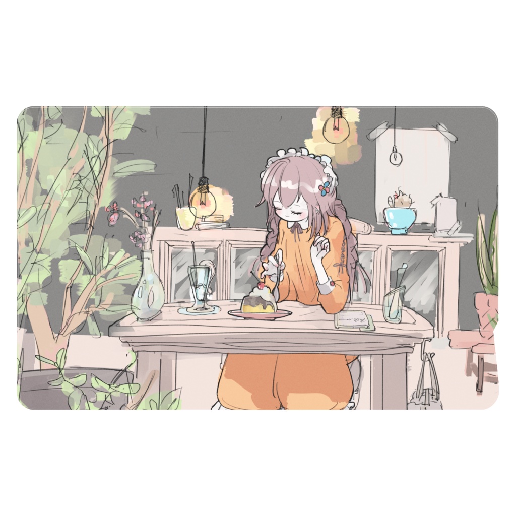 かためプリン ICカードステッカー