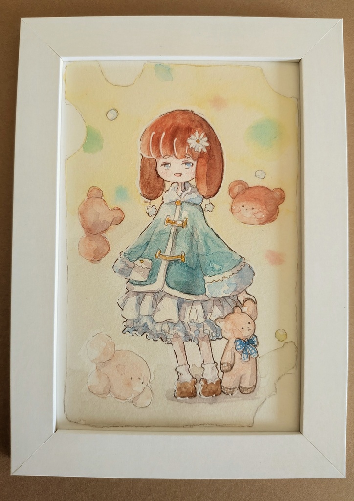 透明水彩原画 ポストカードサイズ - お気に入り