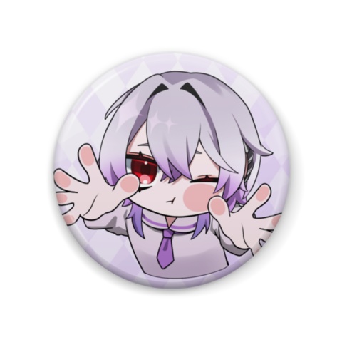 【白髪♰幽♰Ver】缶バッチ