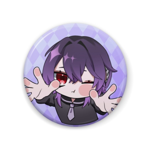 【黒髪♰幽♰Ver】缶バッチ