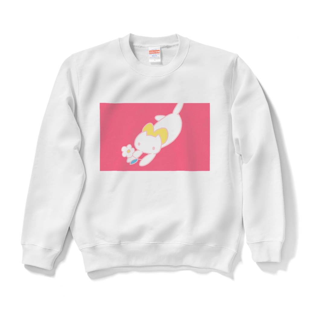 ねこスエットピンク