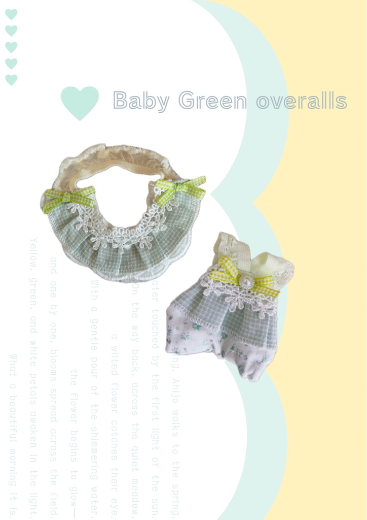 Baby Green overalls