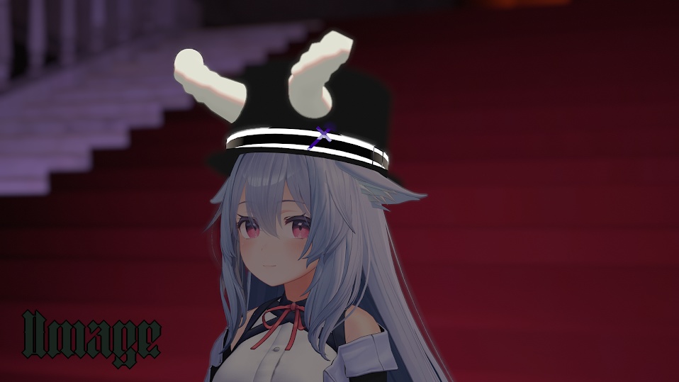 【VRChat想定】Horn Hat
