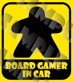 【通販予約】マグネットステッカー『BOARD GAMER IN CAR』