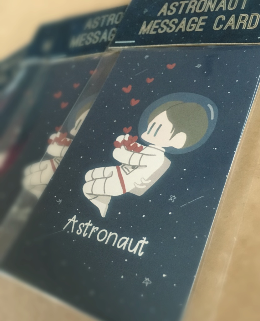 アストロノーツメッセージカード