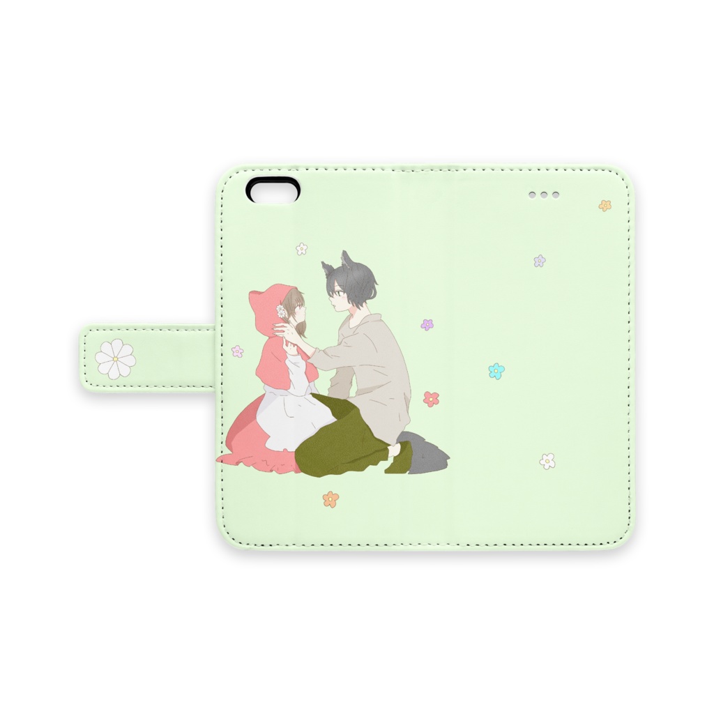 iPhoneケース -狼と赤ずきん-