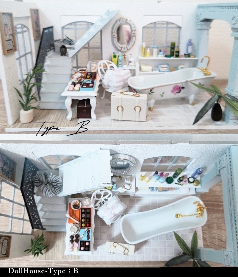 咲き零れる花々のバスルーム-B Type-