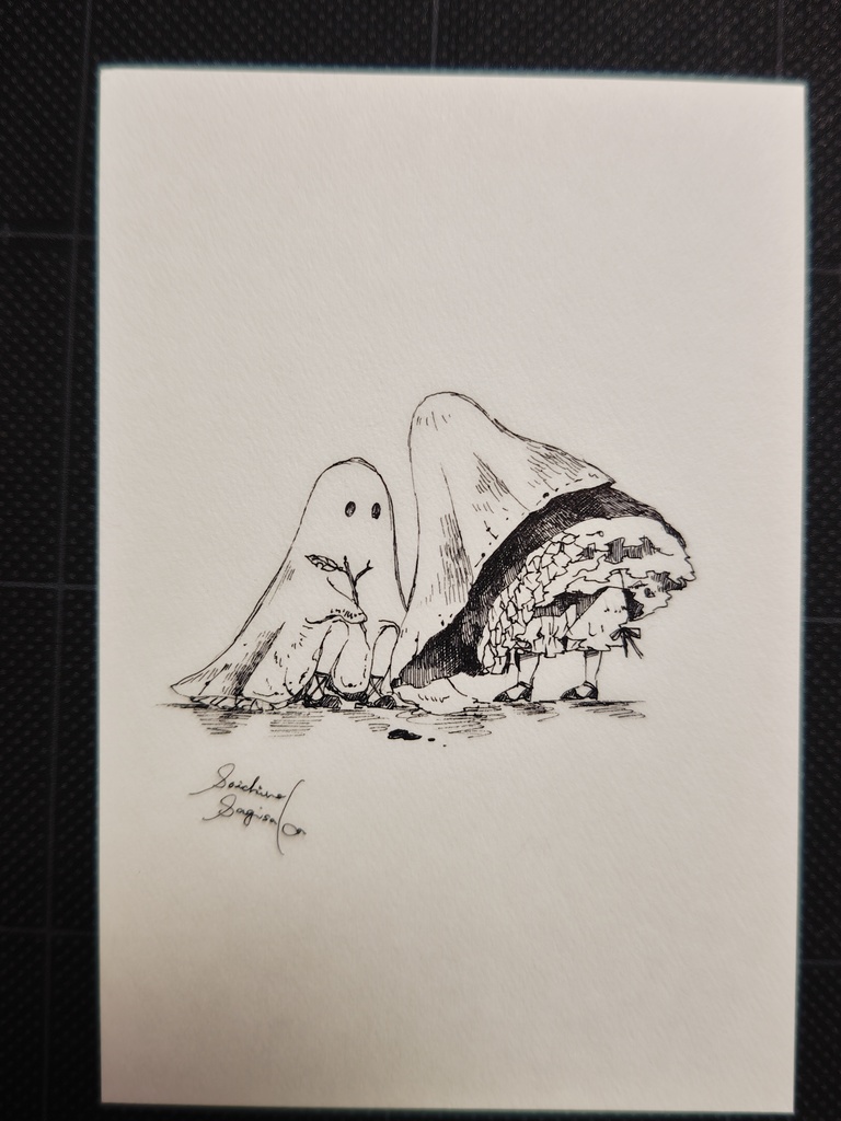 ドローイング「砂絵あそび」