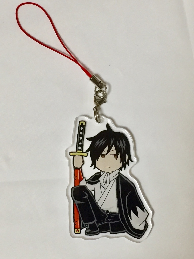 新撰組のクズになれ アクリルストラップ 土方 一期一会 Booth