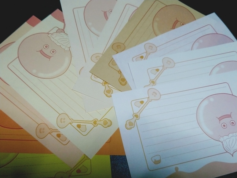 【グラデ便箋】スライム