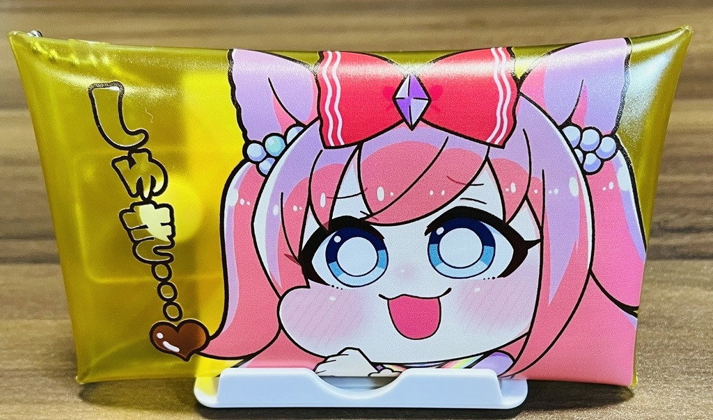 デジたんマルチクリアポーチ【クリアイエロー】