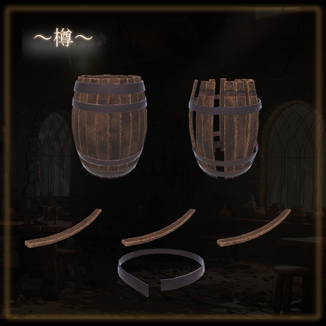 中世の部屋セット