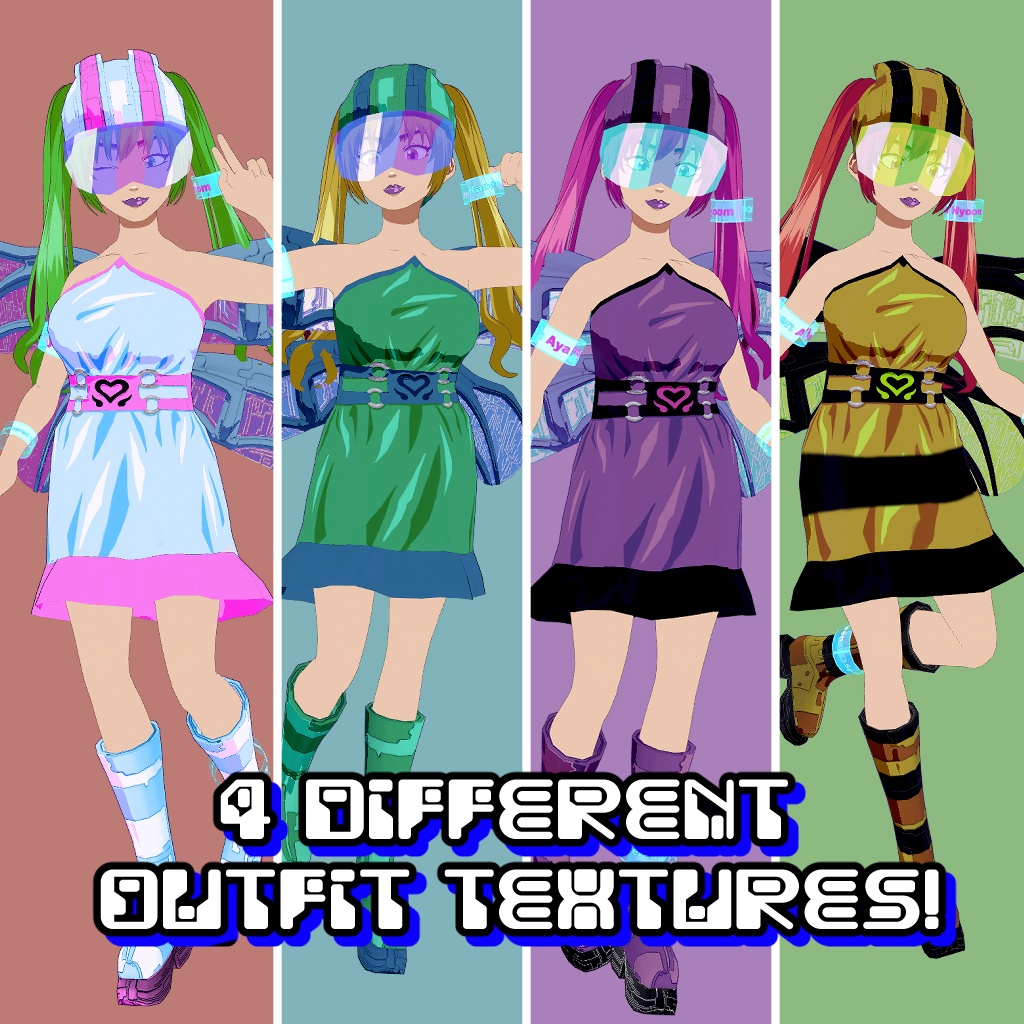 Aya Nyoom - VRChat y2k scifi fairy avatar