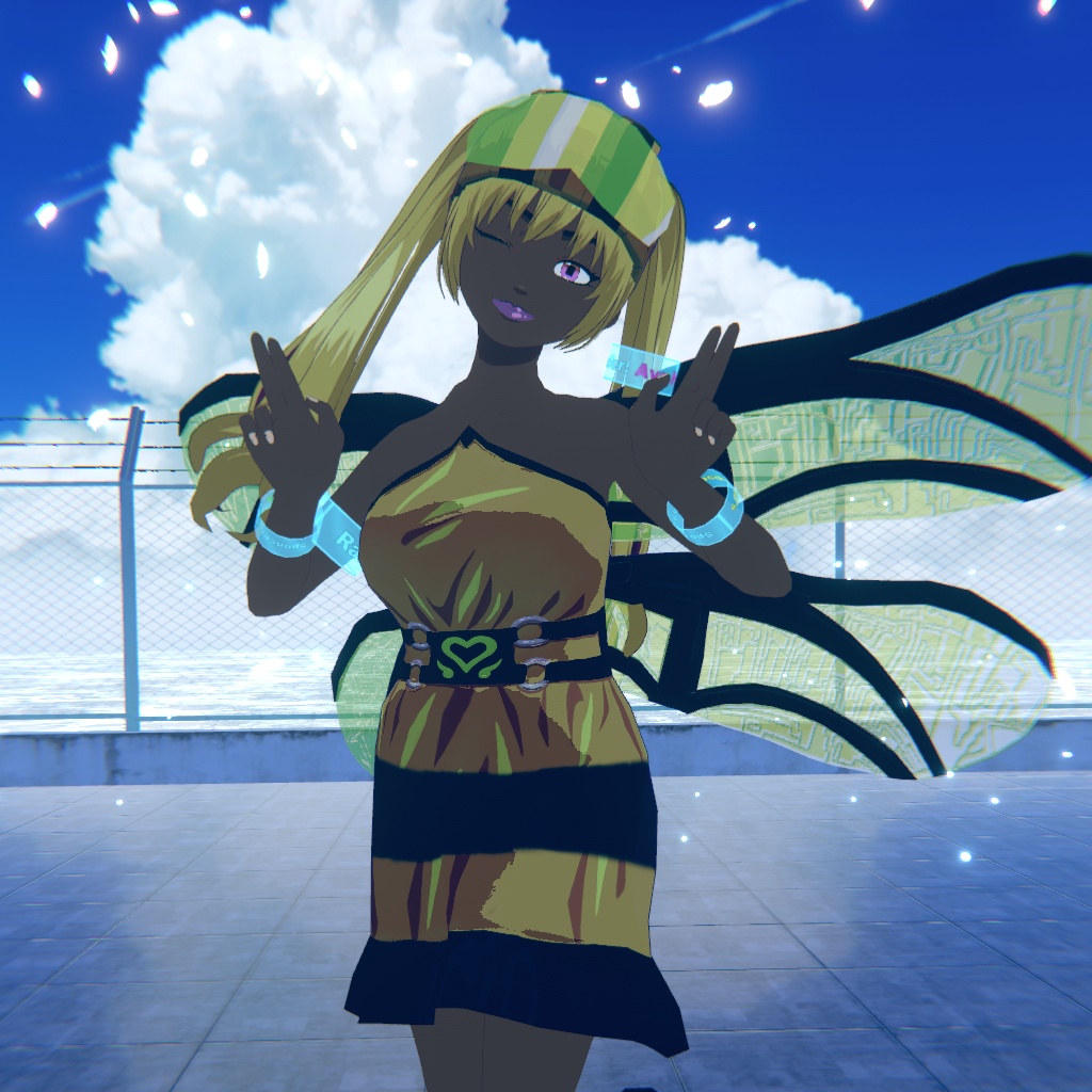 Aya Nyoom - VRChat y2k scifi fairy avatar