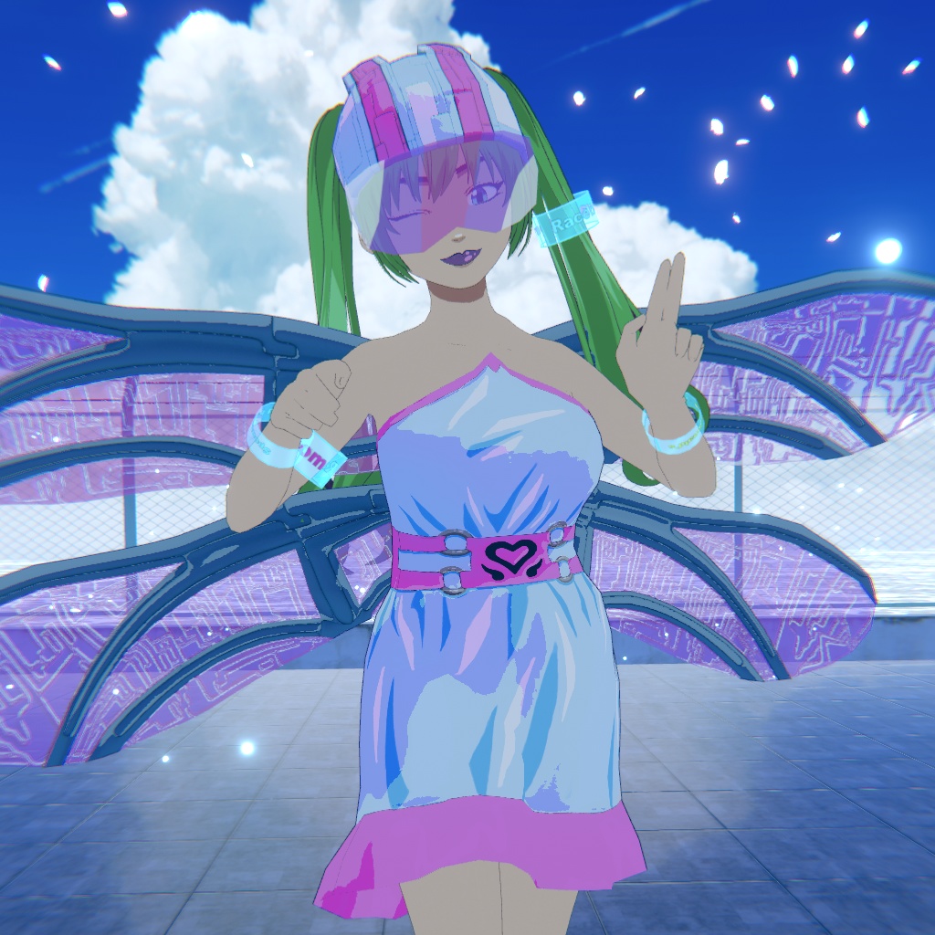 Aya Nyoom - VRChat y2k scifi fairy avatar