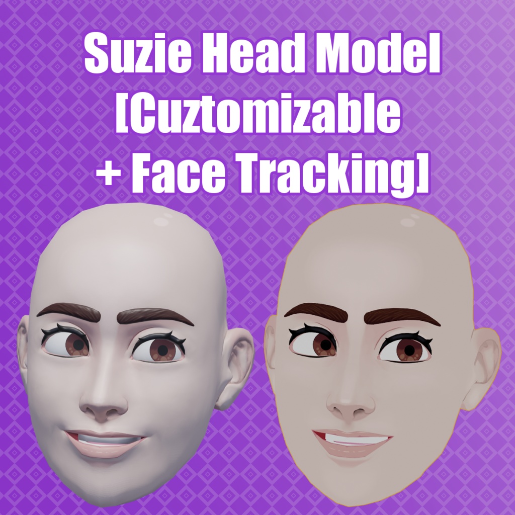 Suzie Head Model [Perfect Sync + Customize-able]