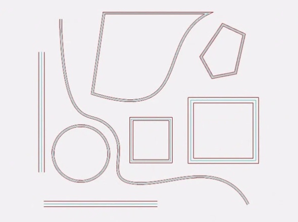 Grasshopper シングルラインをダブルラインに自動変換するスクリプト