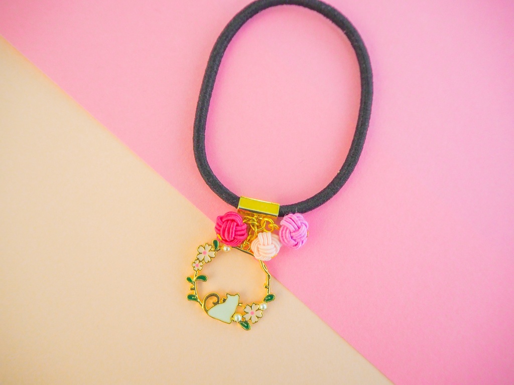 *水引ヘアアクセサリーセット* 〜猫ちゃんとボール〜 part1