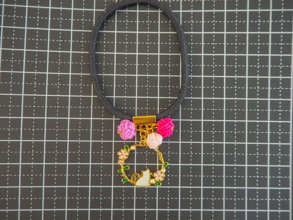 *水引ヘアアクセサリーセット* 〜猫ちゃんとボール〜 part1