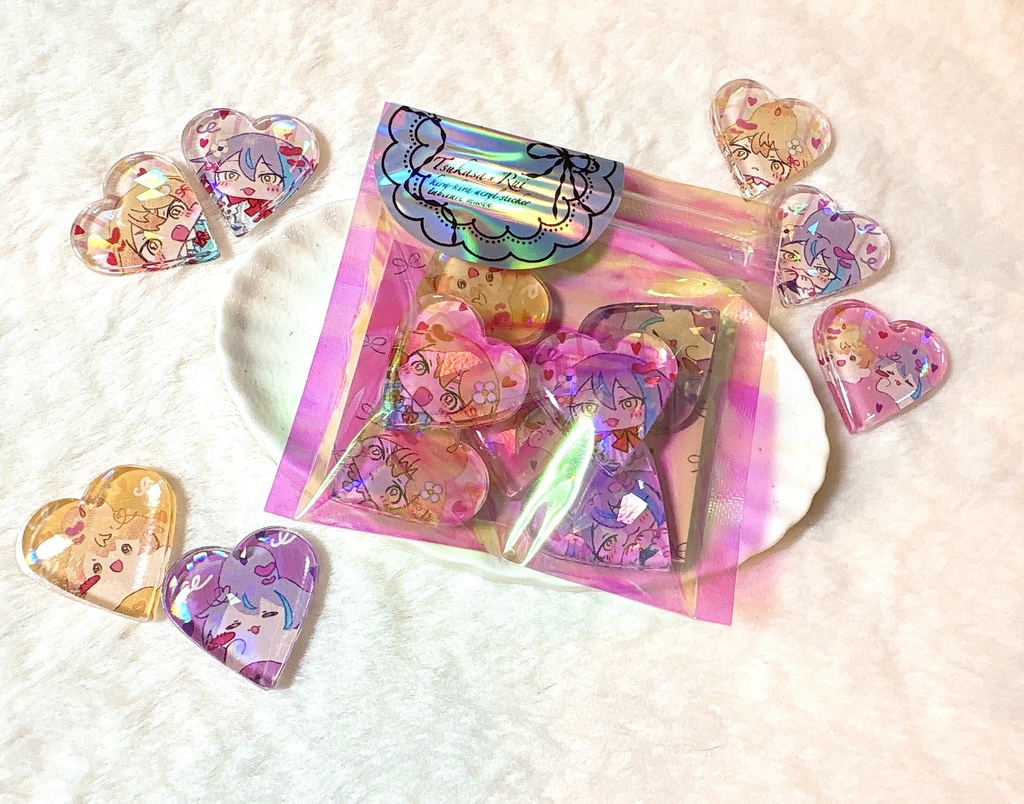 司類キラキラアクリルシール