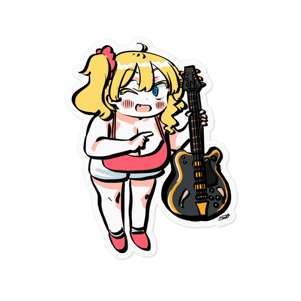 My Guiterとフロリダちゃん(ステッカー)