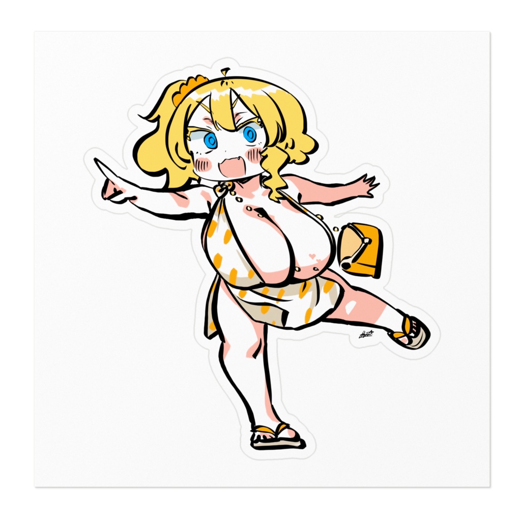 旅行フロリダちゃん(ステッカー)