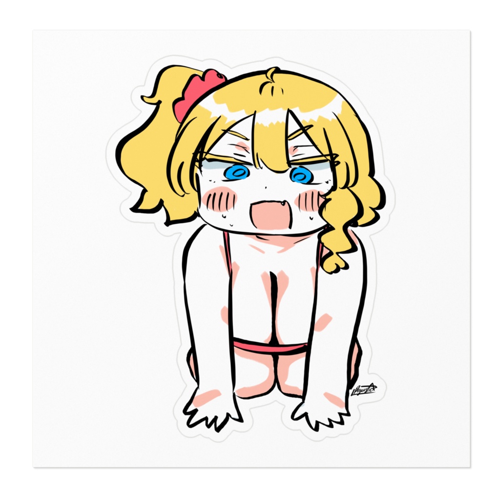 土下座フロリダちゃん(ステッカー)