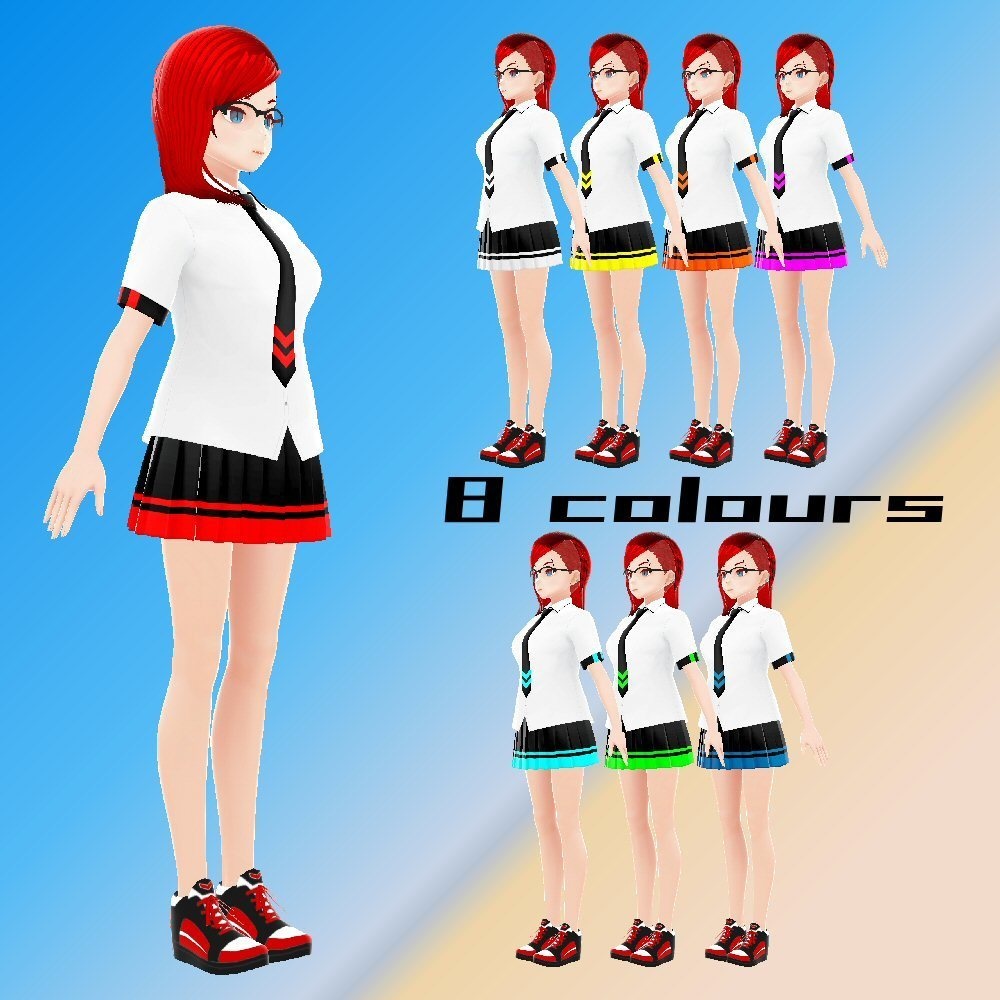 Highschool outfit - Girl Attitude design