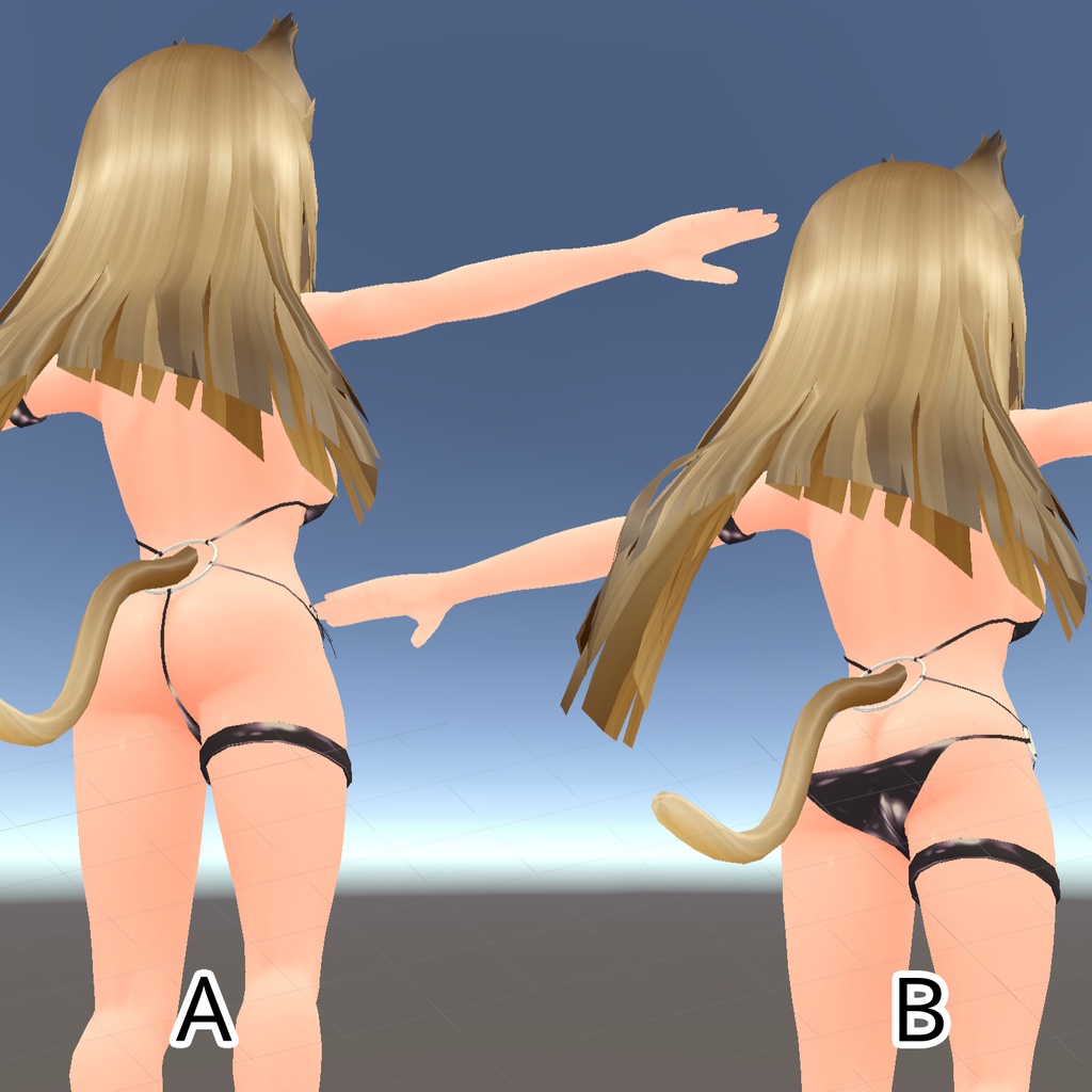 リング付水着【キッシュ素体+たわわ胸】