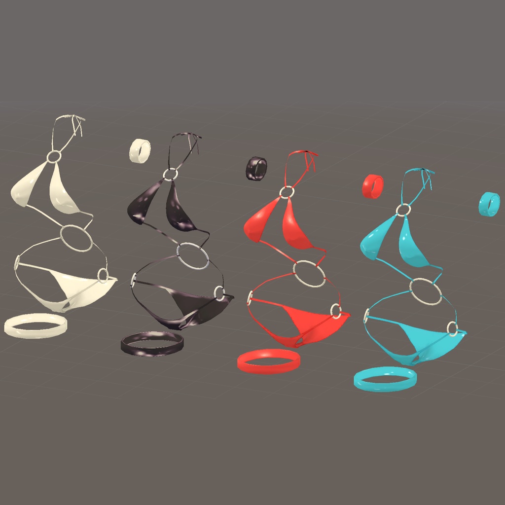 リング付水着【キッシュ素体+たわわ胸】