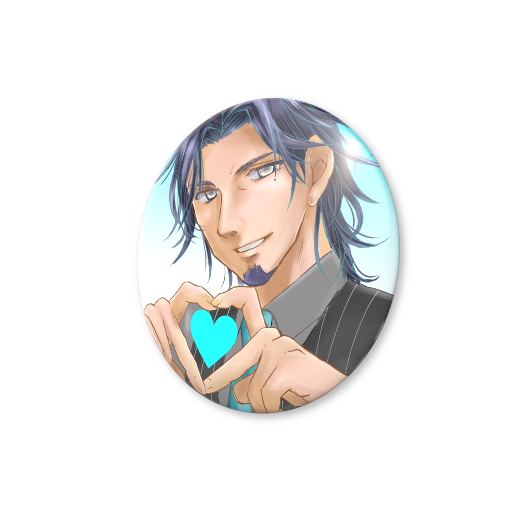 フリモメン(イケオジ)缶バッジ