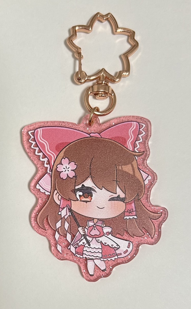 桜色霊夢アクキー