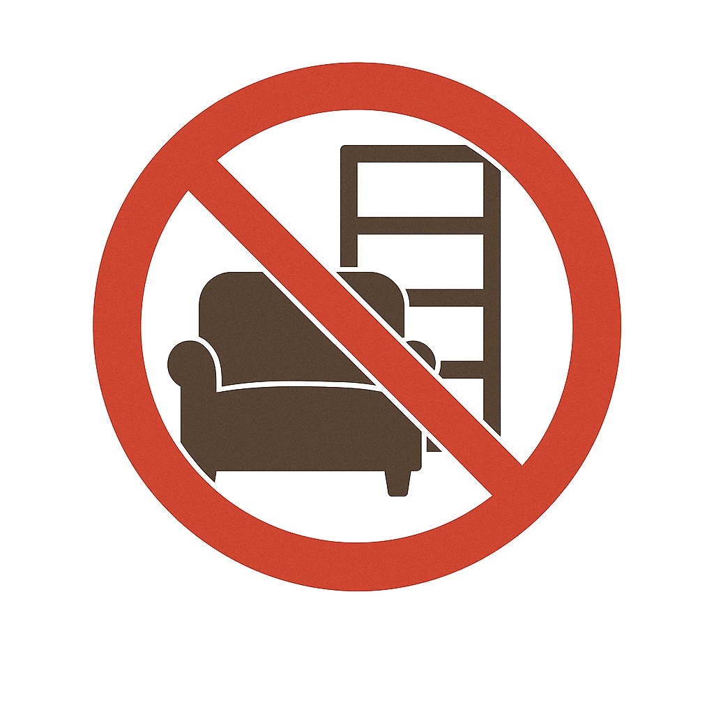 すぐ貼れる!共用部マナーPOP|かわいい和風アイコン 7点セット(BNG・背景透過BNG)