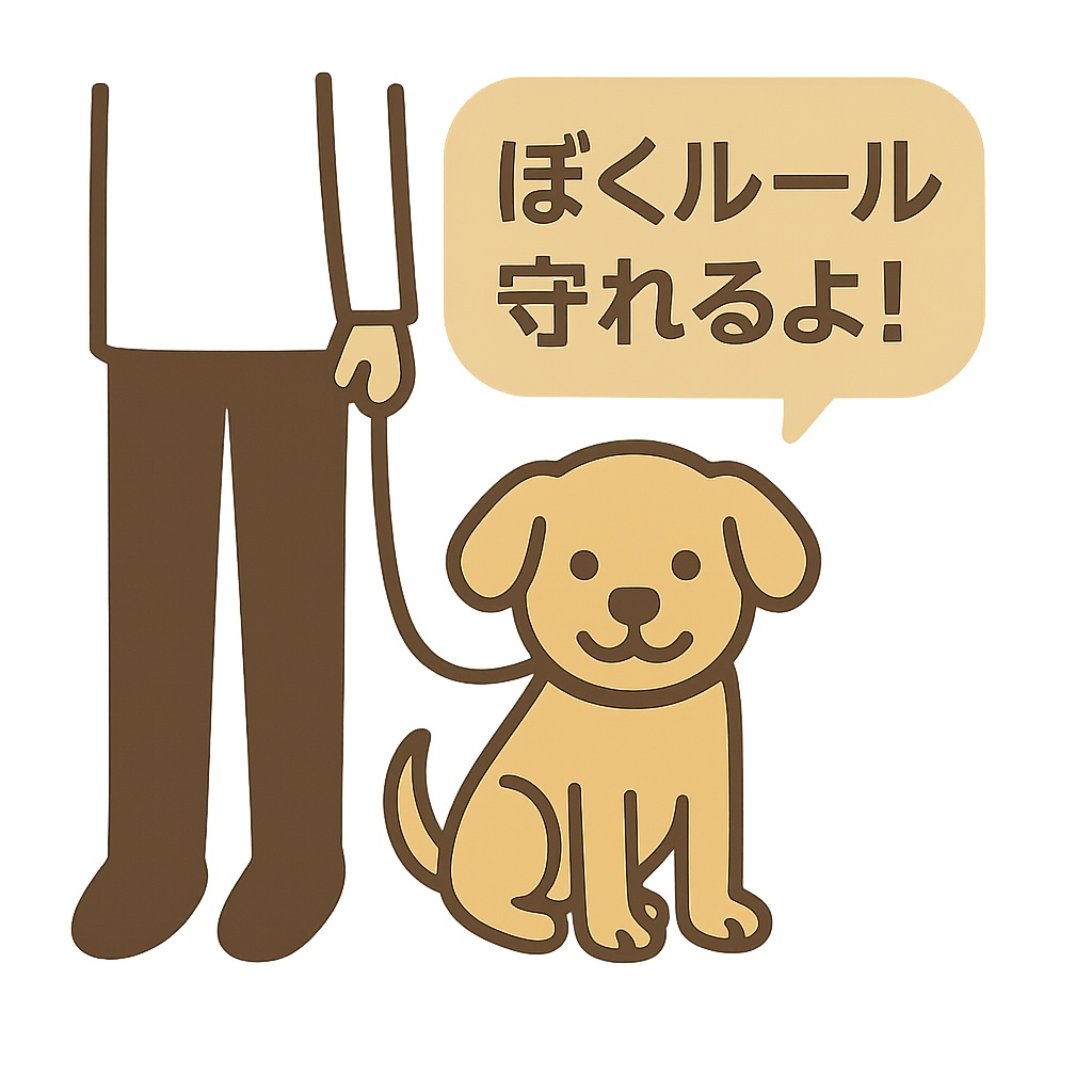 ペットの気持ちPOP|共用部マナー啓発ポスター(4枚セット/犬猫目線)PNG透過画像付き