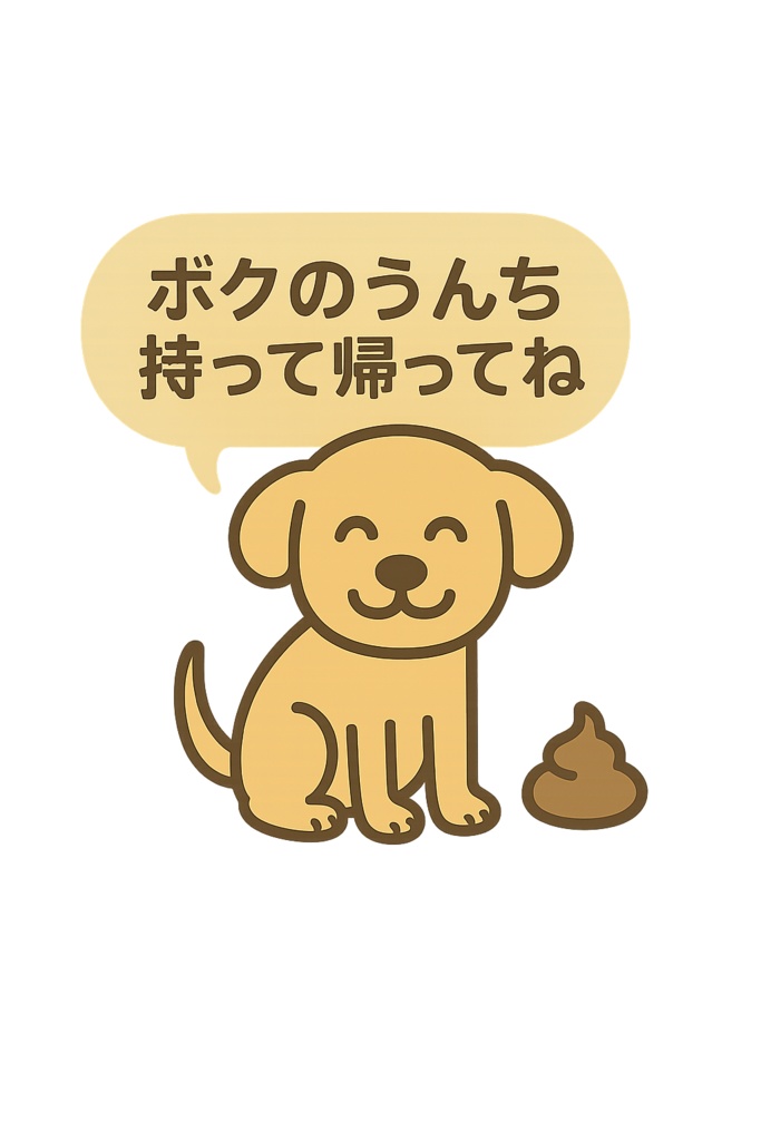 ペットの気持ちPOP|共用部マナー啓発ポスター(4枚セット/犬猫目線)PNG透過画像付き