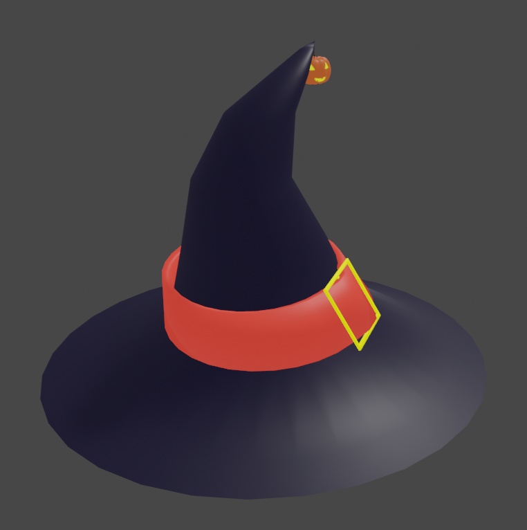 ハロウィン帽子(Blender)