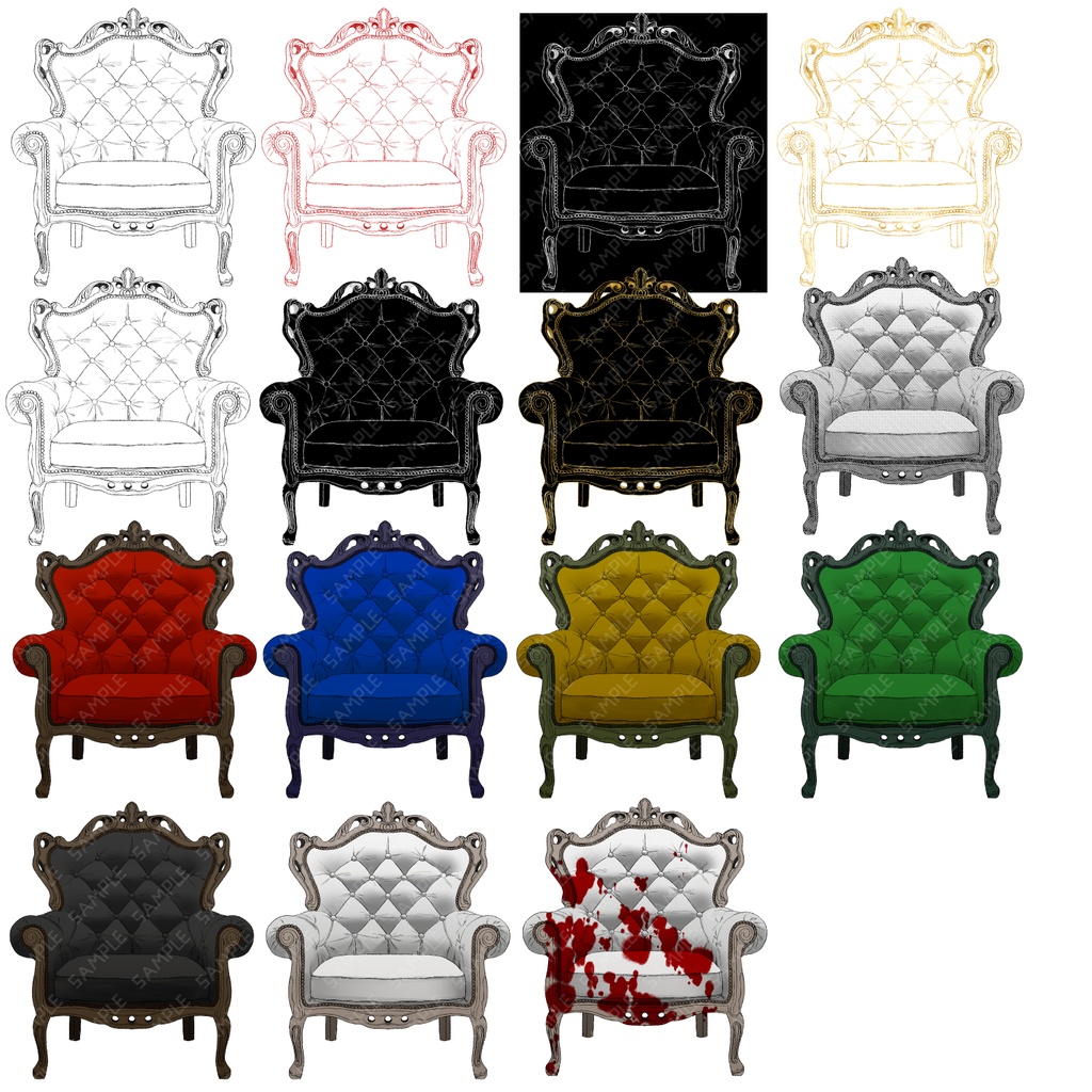 椅子素材セット