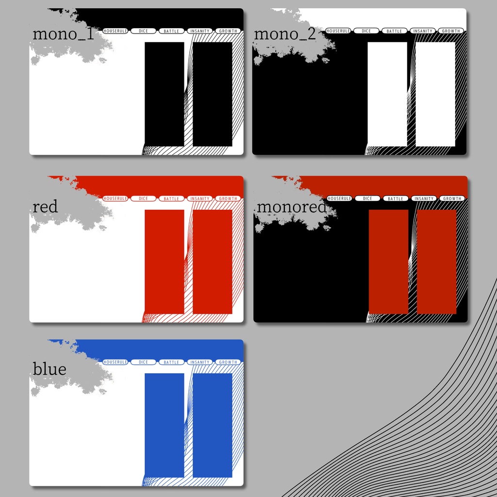 シンプルフロアタイルセット