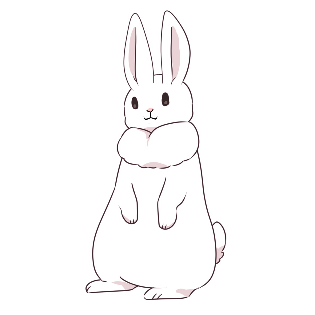 【live2dアバター】しろうさぎ