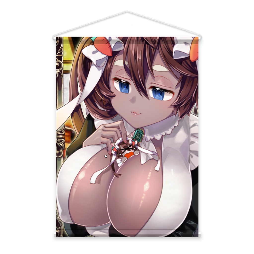 胡麻にんじん　巨乳タペストリー