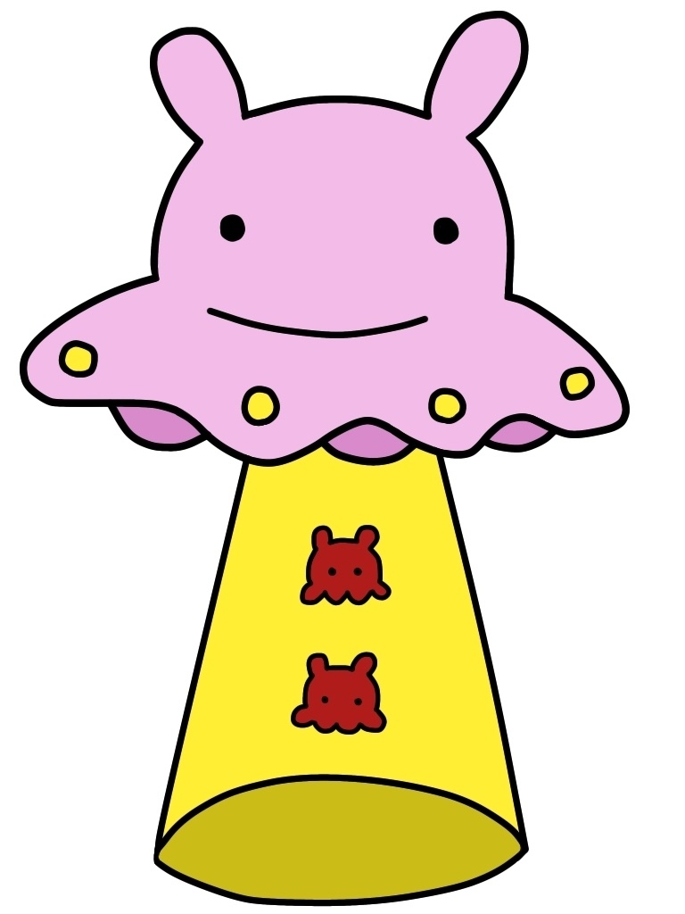 メンダコUFO半袖Tシャツ