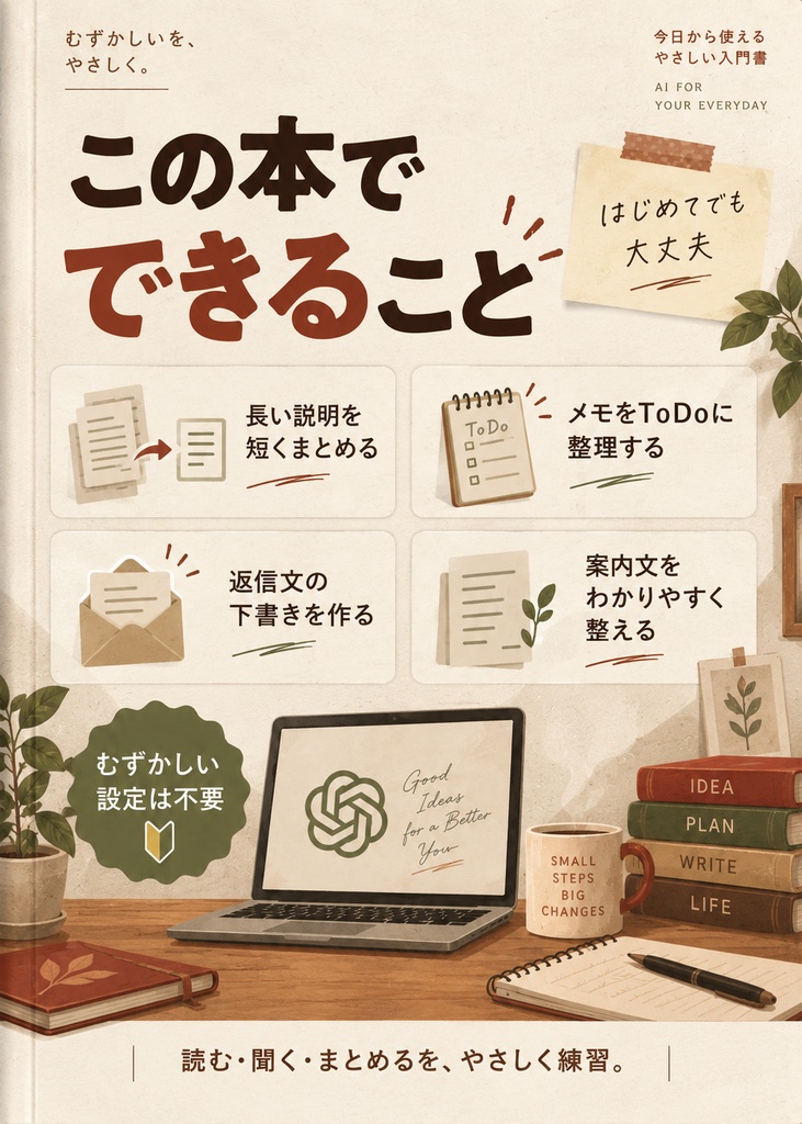 はじめてのAIの使いかた|身近な文章で学ぶ実践ガイド