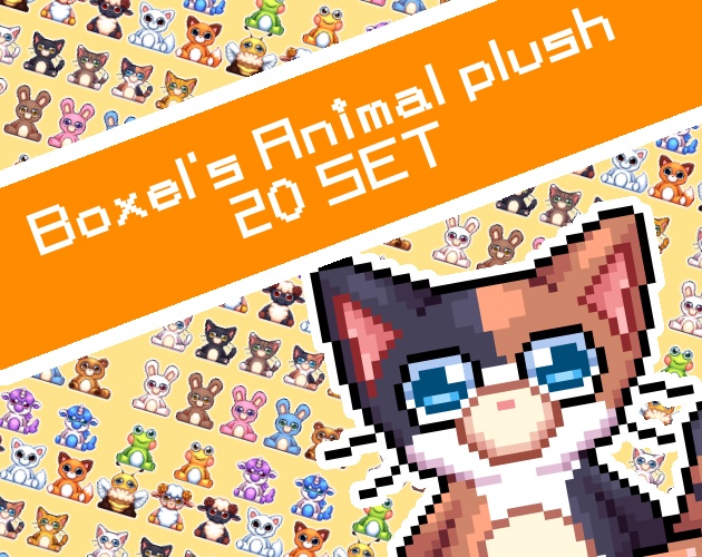 Boxel's Animal plush 20 SET