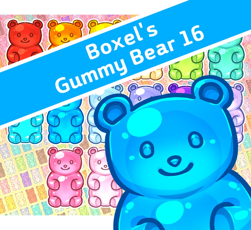 Boxel's Gummy Bear 16 SET